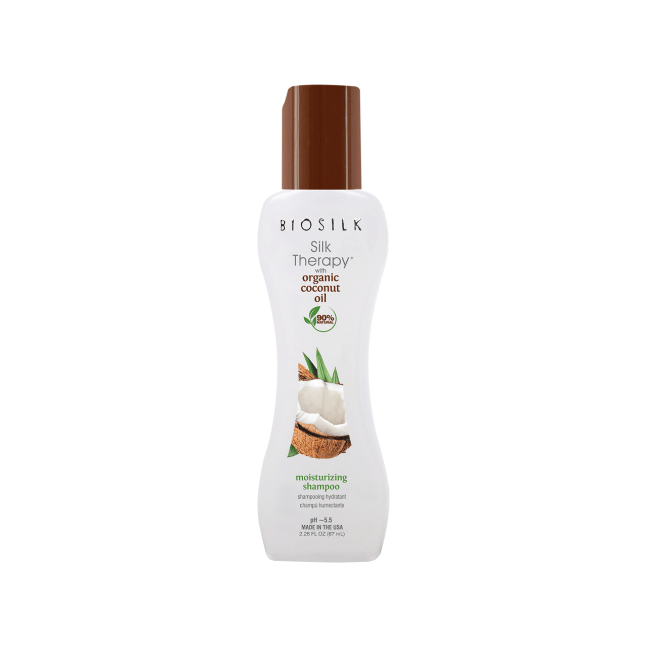 BioSilk Biosilk Silk Therapy with Coconut Oil Moisturizing Shampoo 2.26 fl oz