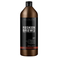 Thumbnail for Redken Brews 3-in-1 Shampoo, Conditioner & Body Wash Ltr 