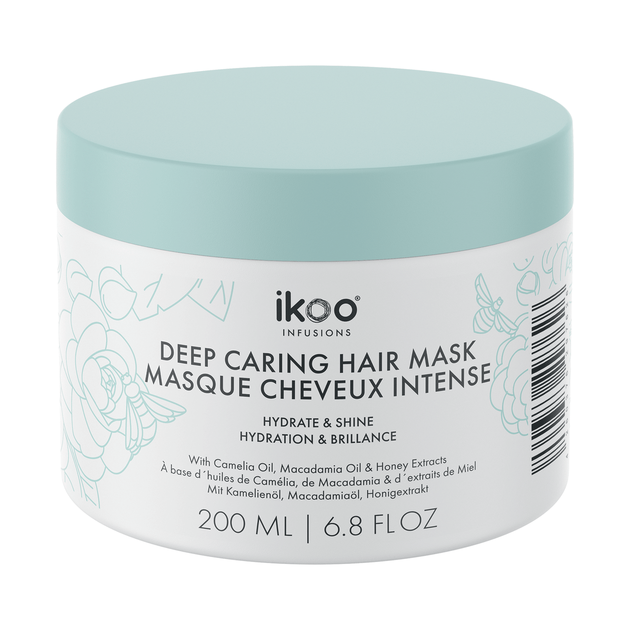 ikoo Deep Caring Hair Mask Hydrate & Shine 6.8 fl. oz.