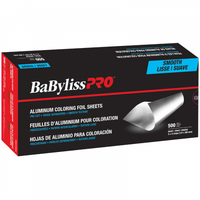 Thumbnail for BaBylissPRO Foil - Smooth, pre-cut sheets, 5 x 12, HEAVY weight,  500 sheets Silver 