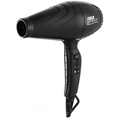 BaBylissPRO ITALO Luminoso Dryer -  BLACK with 8 colored accent filters 