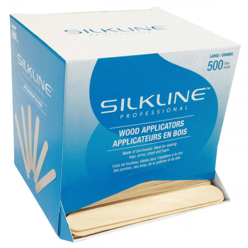 SilkLine Wood Applicators LARGE Value Pack 500 per box 