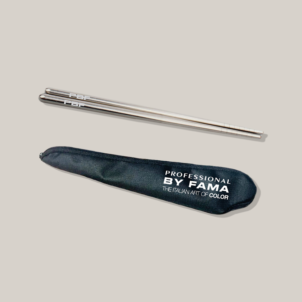 By Fama Stainless Steel Chopsticks in a Pouch 3x pairs 