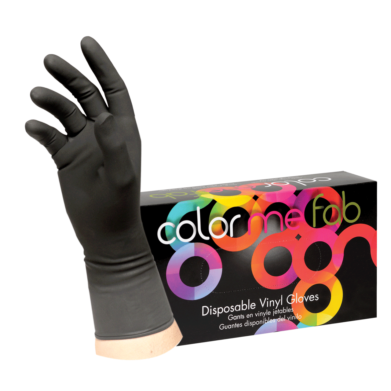 Framar Color Me Fab - Medium Vinyl Glove - 100 Count 1 Each