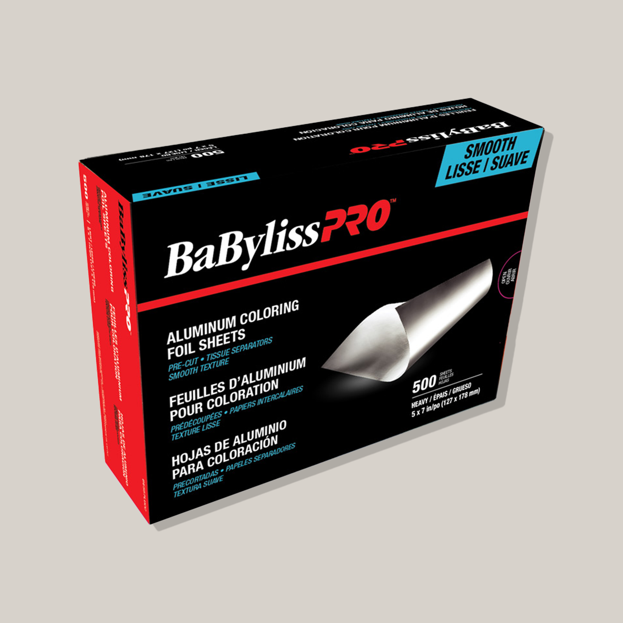 Babylisspro (500/bx) Foil Sheets Heavy and Silver #557HSLC 