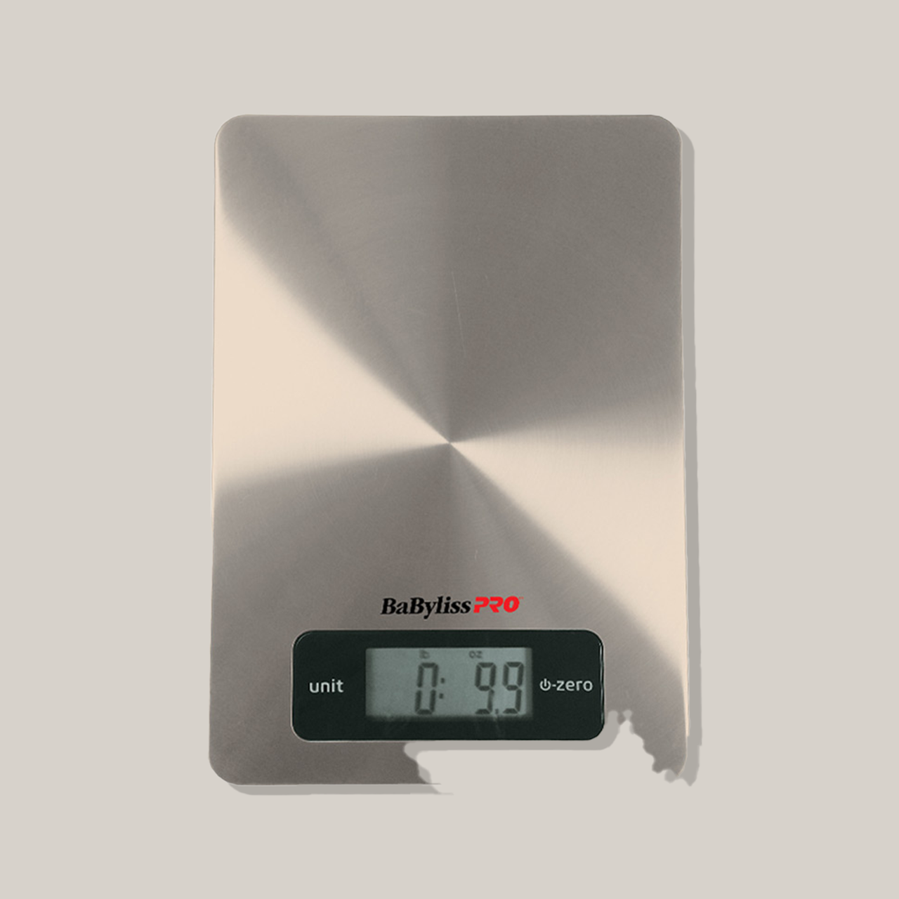 Babylisspro Stainless steel digital scale #BESSCALE2UCC 