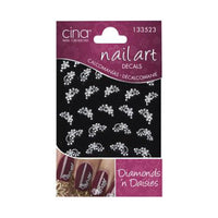 Thumbnail for Cina Nail Art Decals – Diamonds’n Daisies no.133523