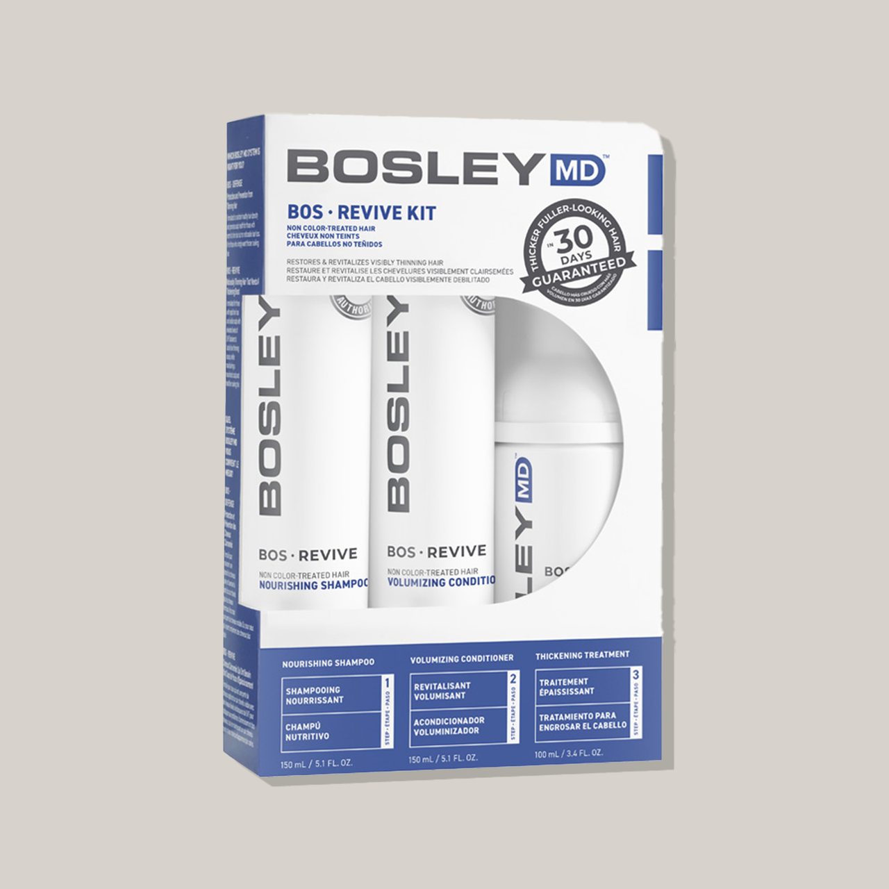 Bosley BosRevive starter kit noncolored hair 