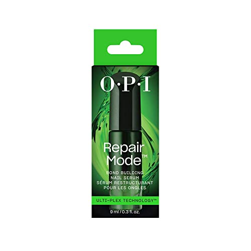 OPI Repair Mode Bond Building Nail Serum, Keratin Protein, Repaired Nails in 6 Days, Vegan Formula, Clear, 0.3 fl oz