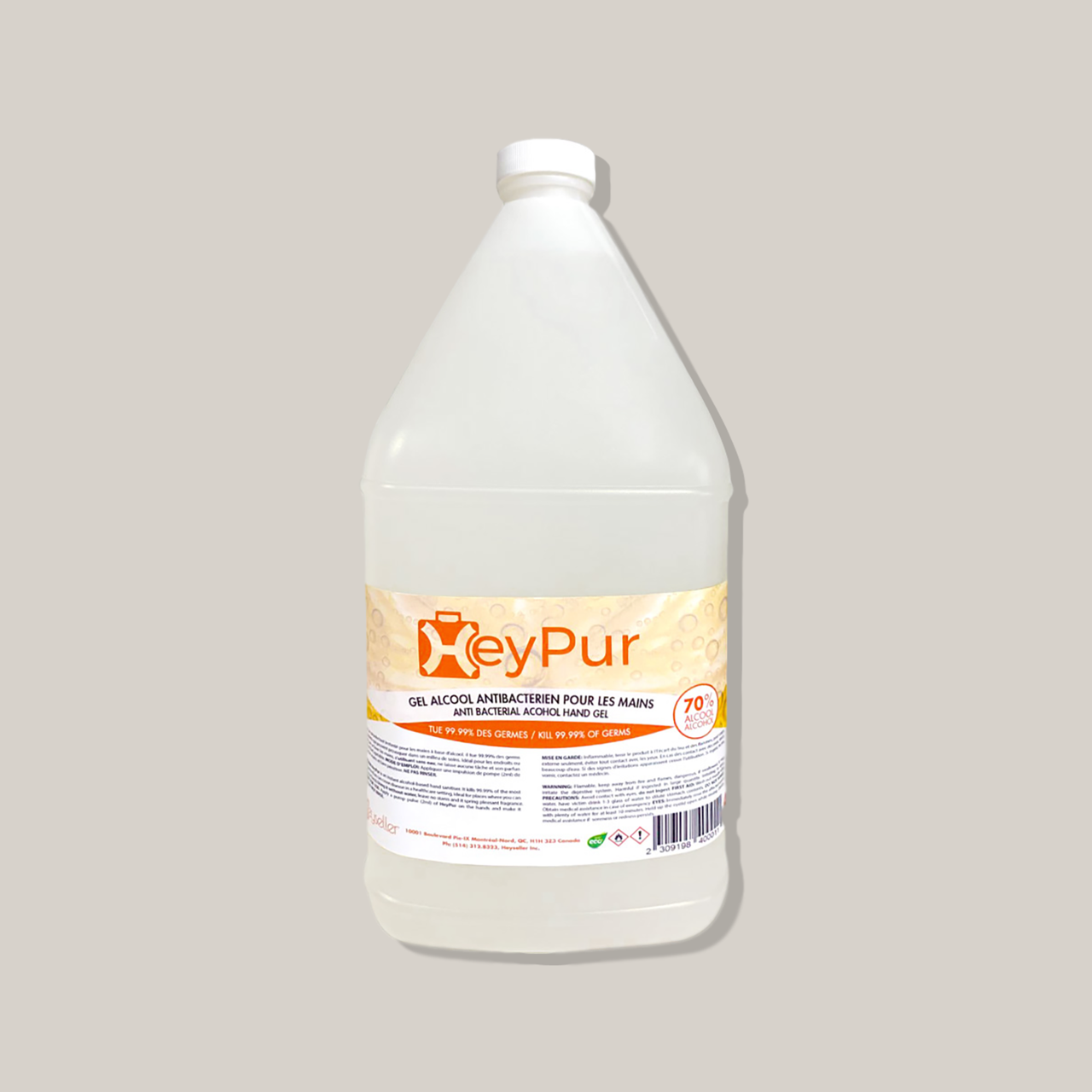 Heypur Alcoholbased antibacterial hand gel 