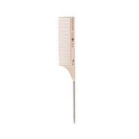 Thumbnail for Cricket Silkomb Pro-55 Wide Toothed Metal Rattail Comb 1 Each