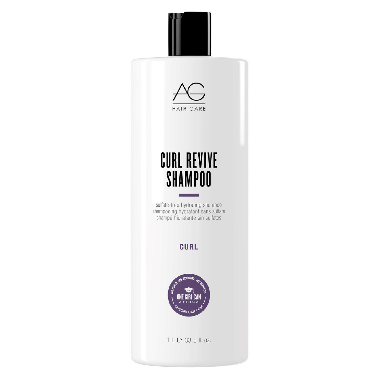 AG Hair Curl Revive Sulfate-Free Hydrating Shampoo 1 Liter