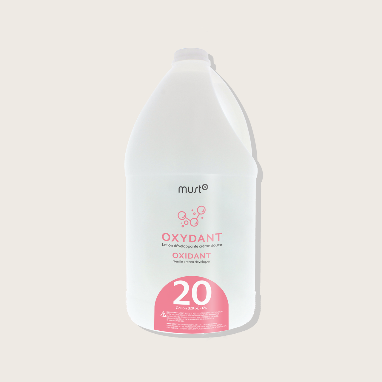 Must52 Must52 Gentle Cream Developer  20 Vol. Gallon 