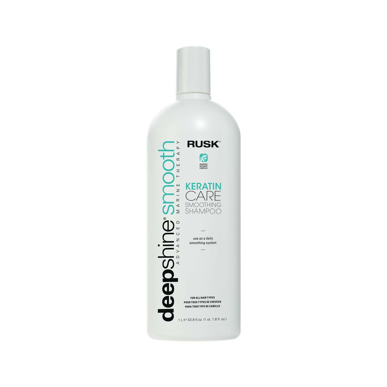 Rusk Deepshine Keratin Care Smoothing Shampoo 1 Liter