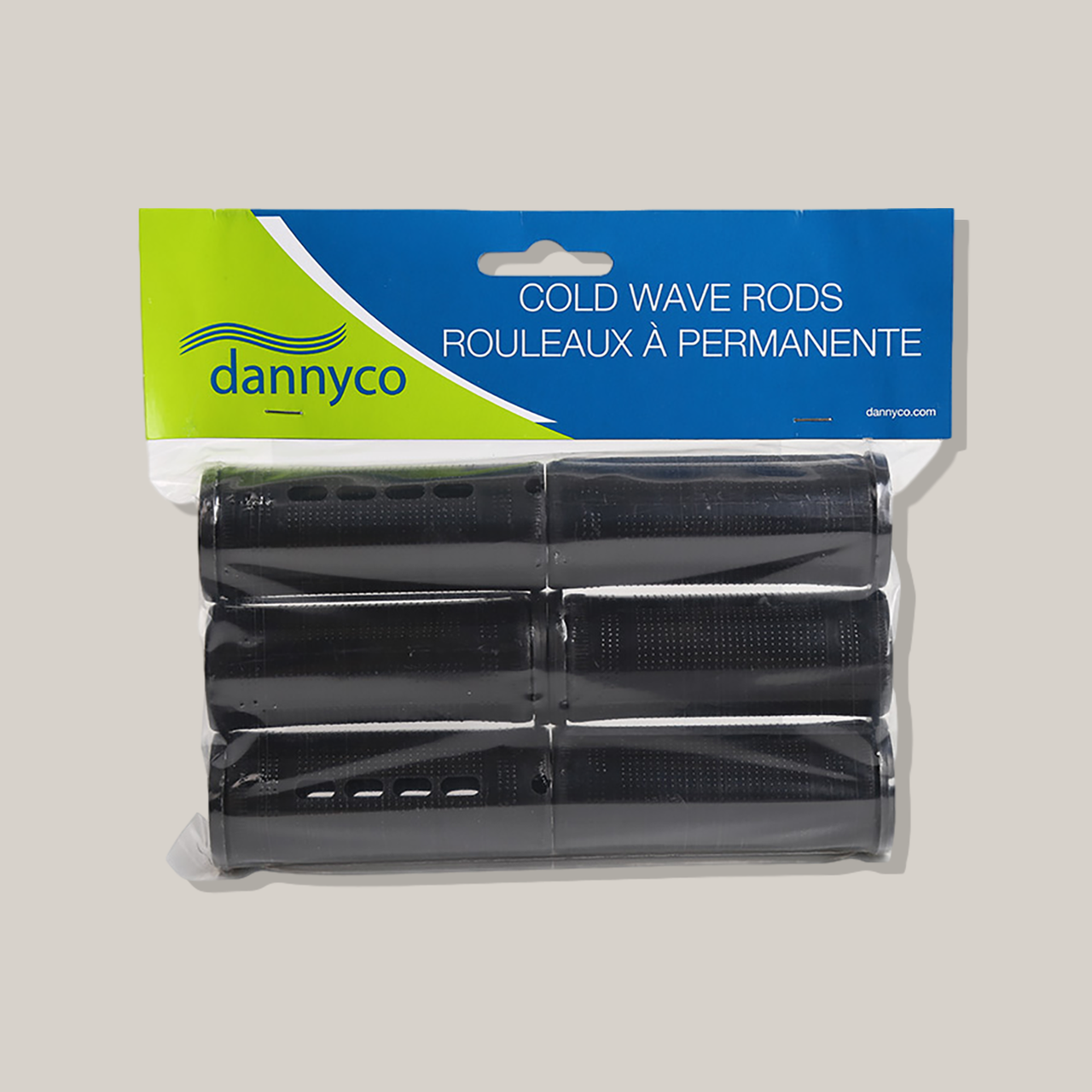 Dannyco (12/bag) Long Magnetic Rollers Black 