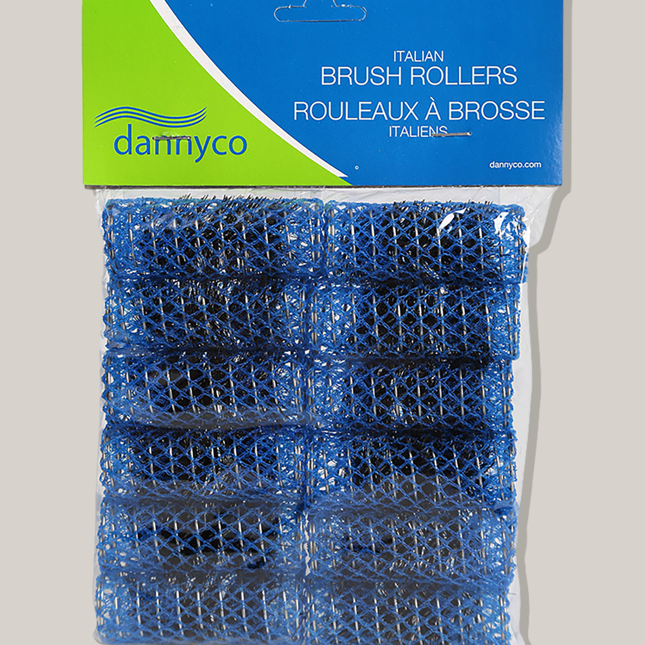 Dannyco (12/pk) Jumbo Italian Rollers Blue 