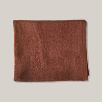 Thumbnail for Dannyco (12/pk) Brown Cotton Towels Stain Resistant 