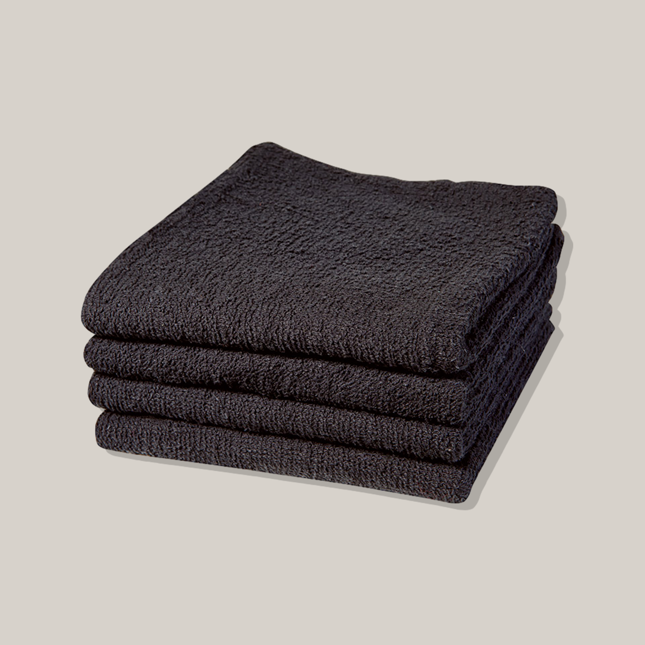 Babylisspro (12/pk) Black Cotton Towels #TOWELNB 