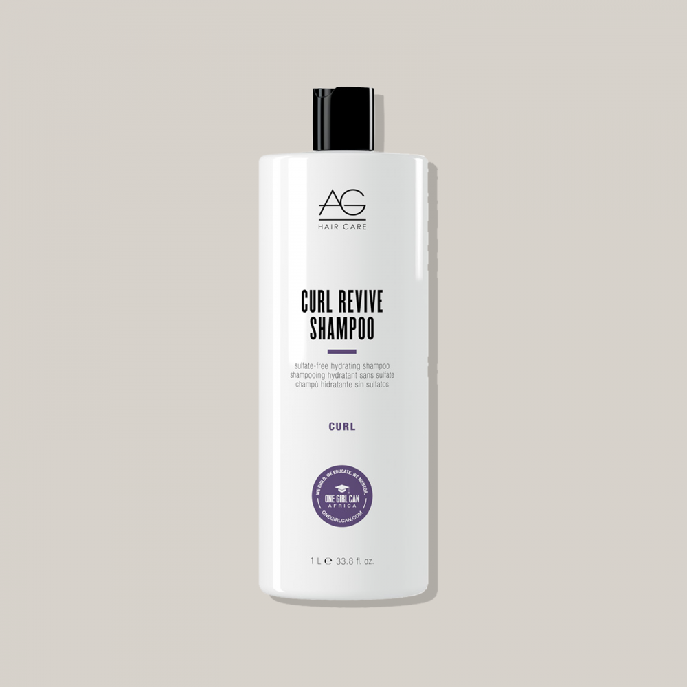Ag Hair Curl Revive sulfatefree hydrating shampoo 1 L  33.8 Oz