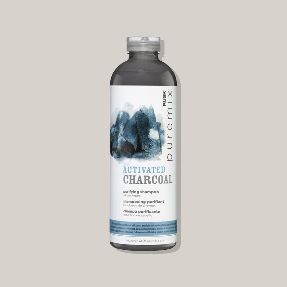 Rusk ACTIVATED CHARCOAL PURIFYING SHAMPOO 1 Litre  35 Oz