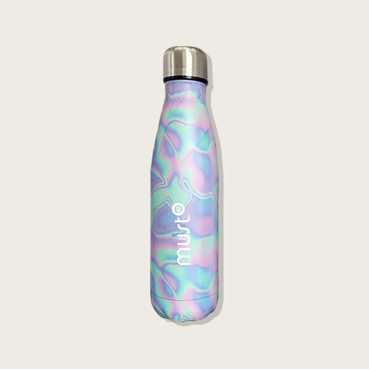 Must52 Iridescent metallic water bottle 