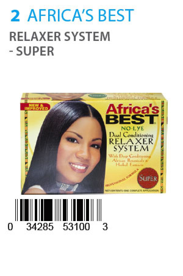 Africa's Best NoLye Relaxer Kit  Super