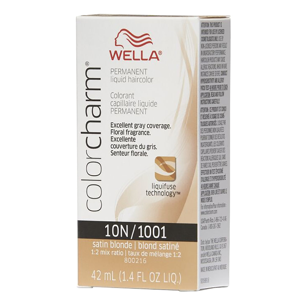 Wella C.C. Hair Color 10N/1001 Satin Blonde 1.4 oz 10538