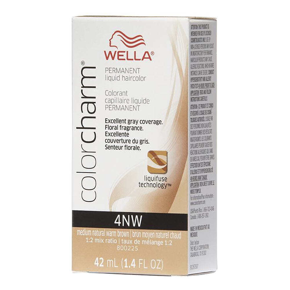 Wella C.C. Hair Color 4NW Med. Nat. Warm Brown 1.4 oz 10544