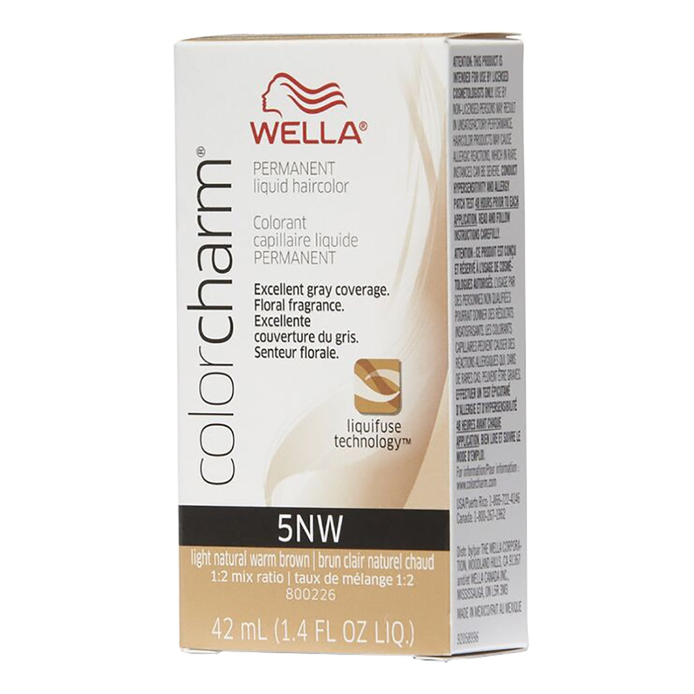 Wella C.C. Hair Color 5NW Lt Natural Warm Brown 1.4 oz 10546