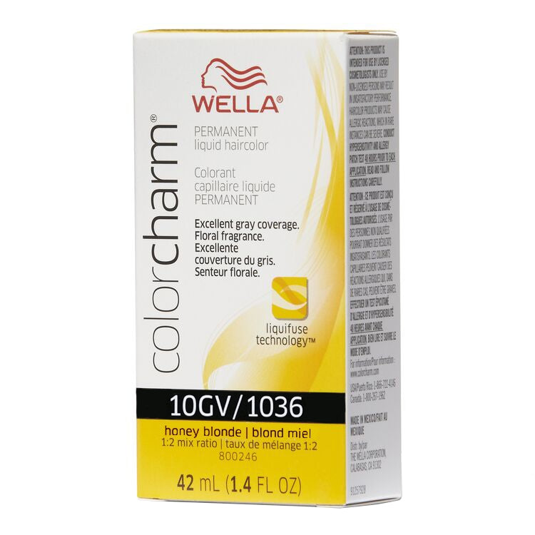 Wella C.C. Hair Color 10GV/1036 Honey Blonde 1.4 oz 10605