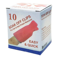 Thumbnail for Berkeley Soak-Off Clips Red 10pcs NW210-RE
