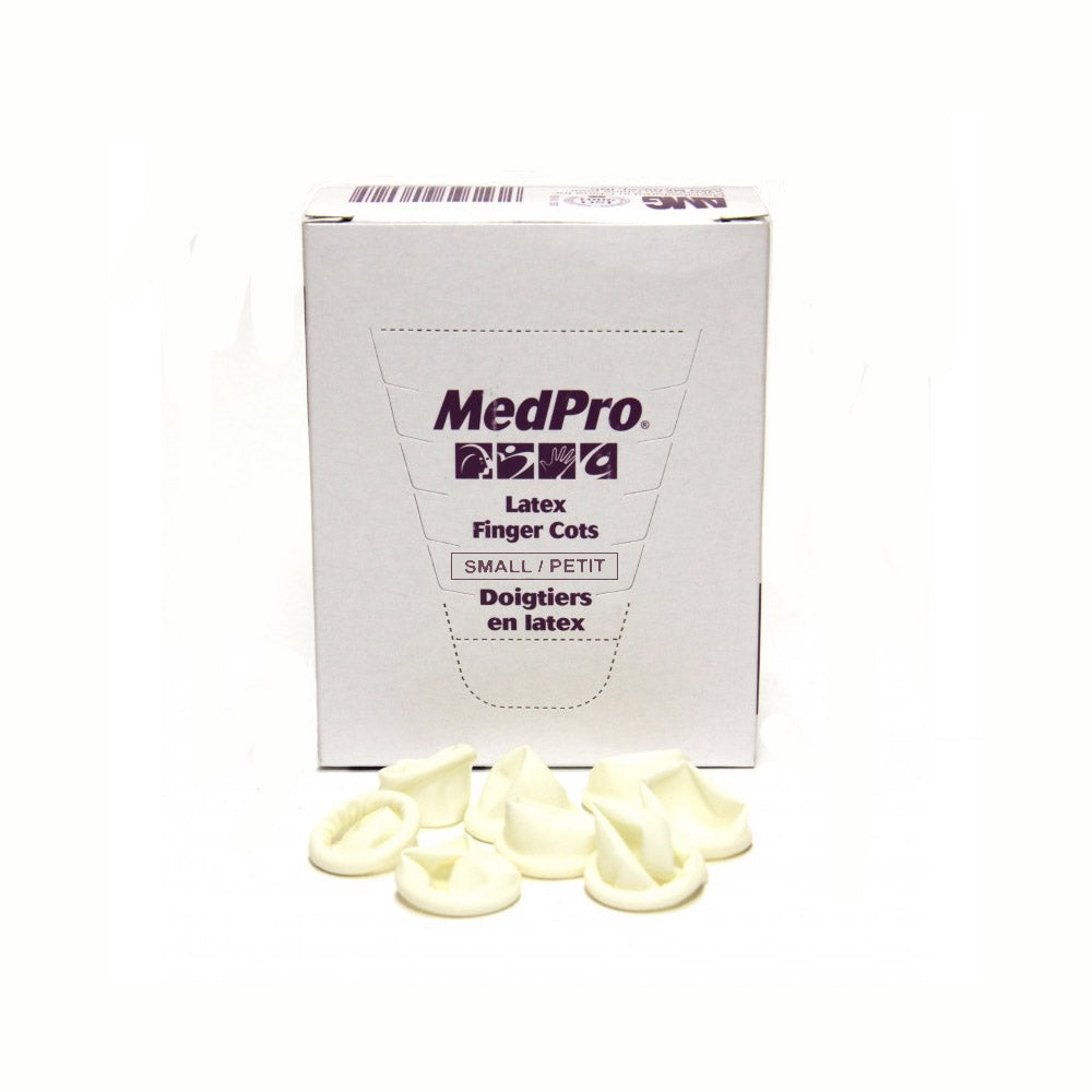 MedPro Latex Finger Cots 144 ct. Small