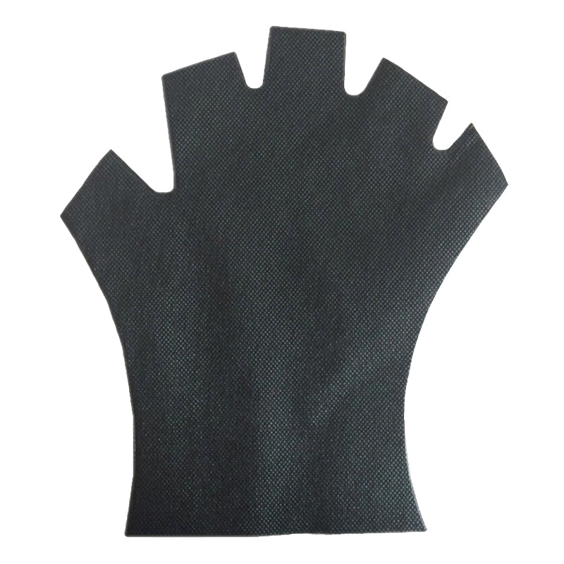 Disposable Non-Woven Gloves W/Fingertips Cut Off 25pr DSG-BK