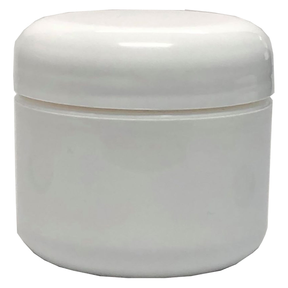 White Double Wall Dome Jars 2 oz 00798