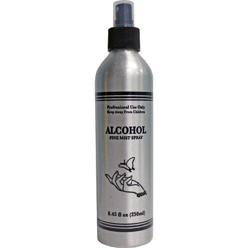 Berkeley Alcohol Fine Mist Spray Bottle 8.5oz-SilverBT552-SV
