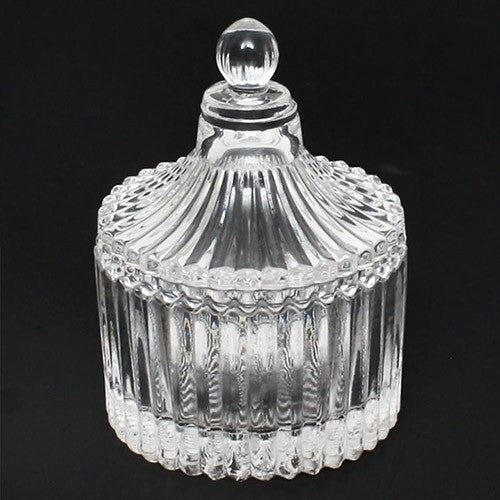 Berkeley Vintage Glass Jar & Cup W/Glass Lid TG025