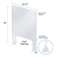 Allure Plexiglass Shield 23x39"