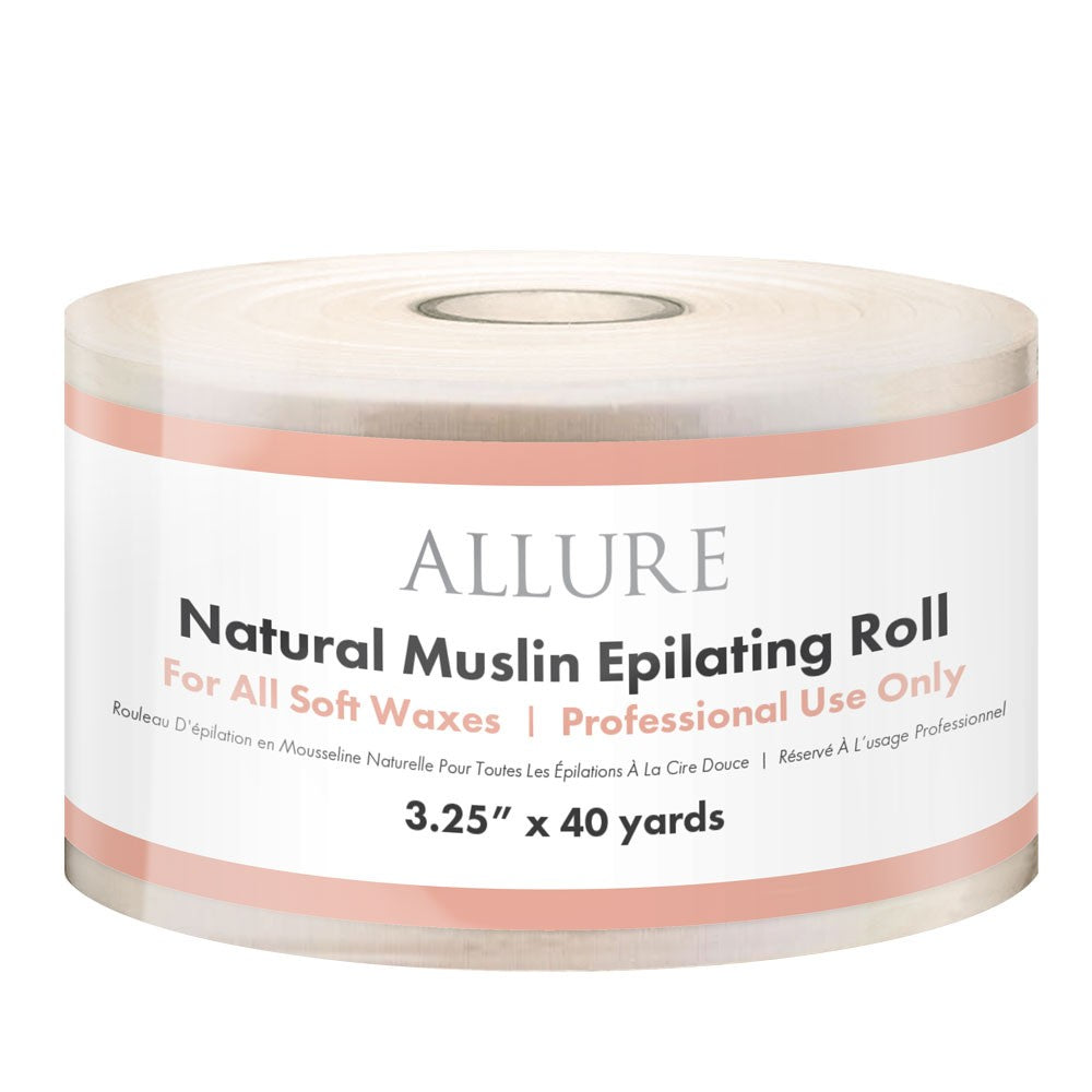 Allure Natural Muslin Epilating Roll 2.5" x 100yd