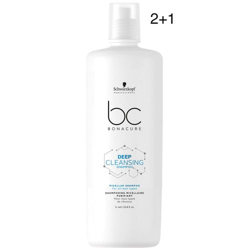 BC Bonacure Deep Cleansing Micellar Shampoo 34oz 2+1