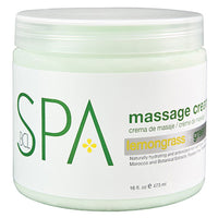 Thumbnail for BCL Spa Lemongrass & Green Tea Massage Cream 16oz
