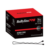 Thumbnail for BABYLISS Premium Textured Bobby Pins (Black)
