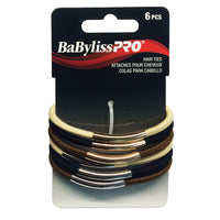 Thumbnail for BabylissPRO METAL BAR HAIR TIES (6 PCS)