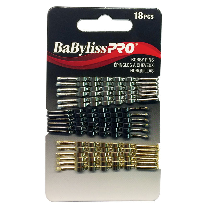 BabylissPRO FASHION BOBBY PINS SET (18 PCS)