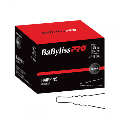 BaBylissPRO Hairpins: BLACK, 2", 1/2 lb per box 