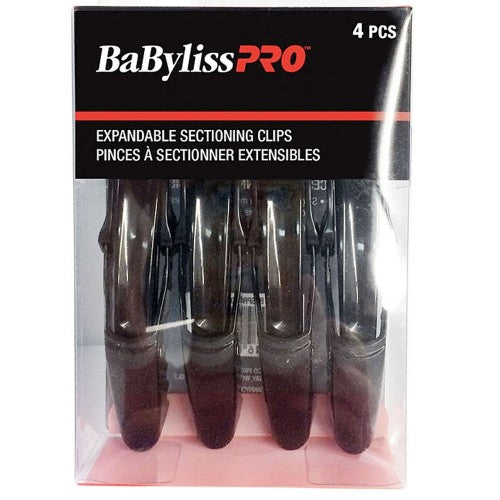 Babyliss PRO Mini Expanding Sectioning Clips 4pk