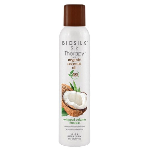 Biosilk Silk Therapy Coconut Oil Whipped Volume Mousse 8oz