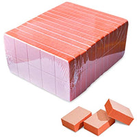 Thumbnail for Block Mini Orange Disposable Buffers, Pkg of 126 100/180 Grit, Double-sided