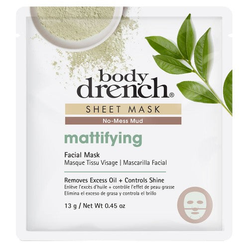 Body Drench Mattifying No-Mess Mud Sheet Mask