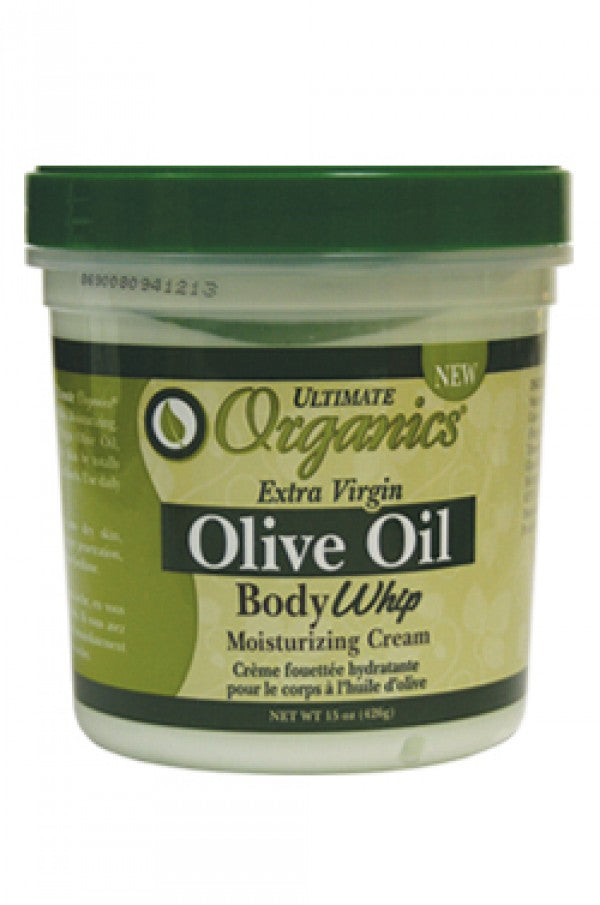 Africa's Best Ultimate Organics Olive Oil Body Whip Moisturizing Cream (15 oz)