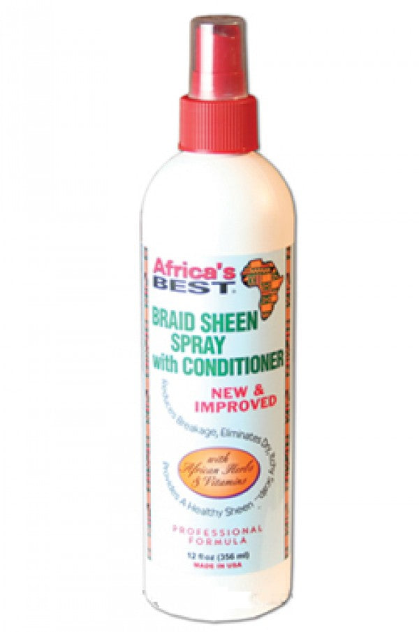 Africa's Best Braid Sheen Spray with Conditioner (12 oz)